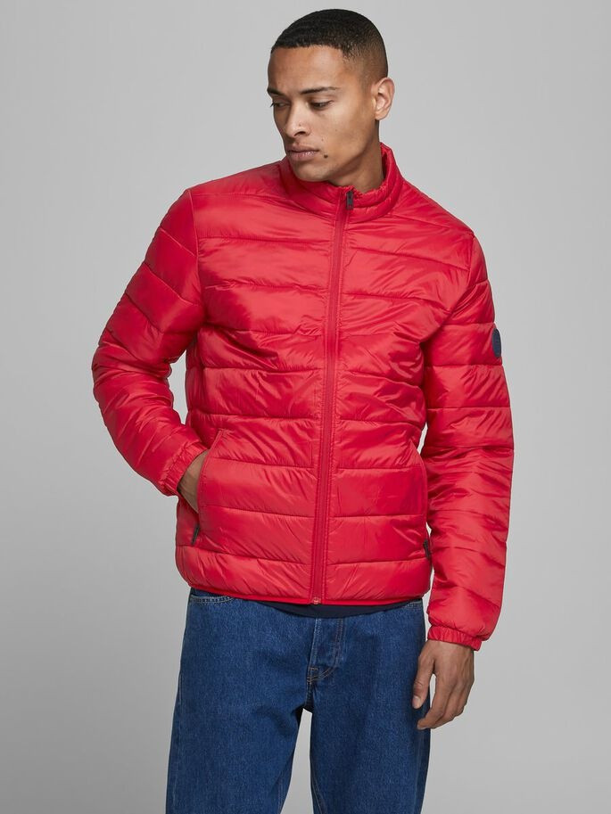 Куртка JJEMAGIC PUFFER COLLAR NOOS 12173752 Tango Red Jack&Jones L Червоний 12173752TangoRed