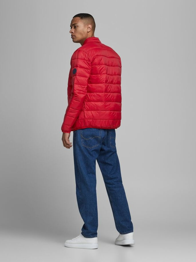 Куртка JJEMAGIC PUFFER COLLAR NOOS 12173752 Tango Red Jack&Jones L Червоний 12173752TangoRed