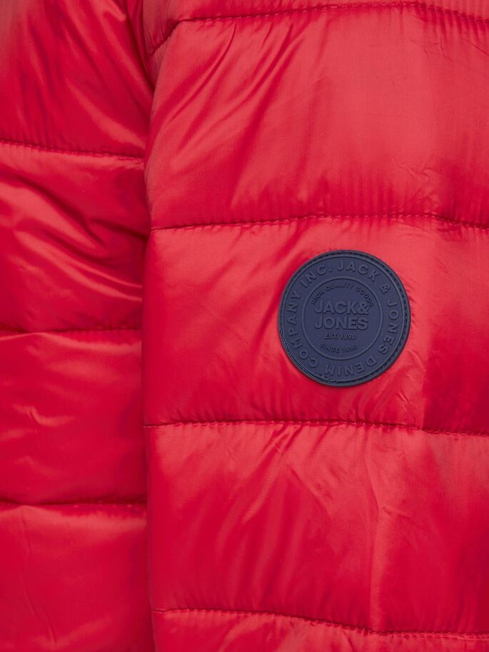 Куртка JJEMAGIC PUFFER COLLAR NOOS 12173752 Tango Red Jack&Jones L Червоний 12173752TangoRed
