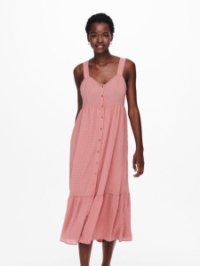 Сукня ONLFELISA STRAP MIDI DRESS WVN 15230957-Dusty Rose ONLY L Розовий 15230957-DUSTY ROSE