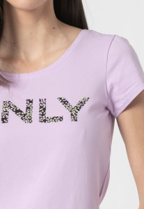 Футболка ONLHELENE FLOWER S/S T-SHIRT JRS 15232019 Orchid Bloom ONLY L Бузковий 15232019ORCHIDBLOOM