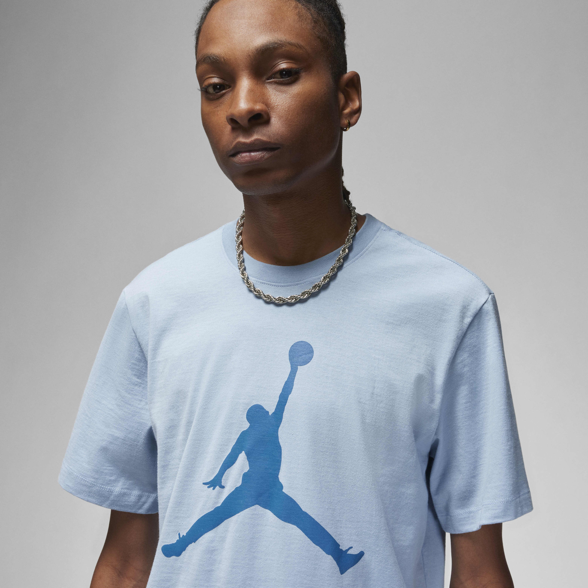 Футболка чоловіча Air Jordan T-Shirt Jumpman Light Blue CJ0921-436