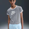 Футболка жіноча Nike Short-Sleeve Ringer Grey IF4072-063
