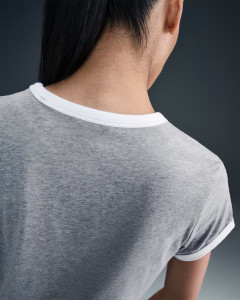 Футболка жіноча Nike Short-Sleeve Ringer Grey IF4072-063