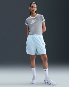 Футболка жіноча Nike Short-Sleeve Ringer Grey IF4072-063
