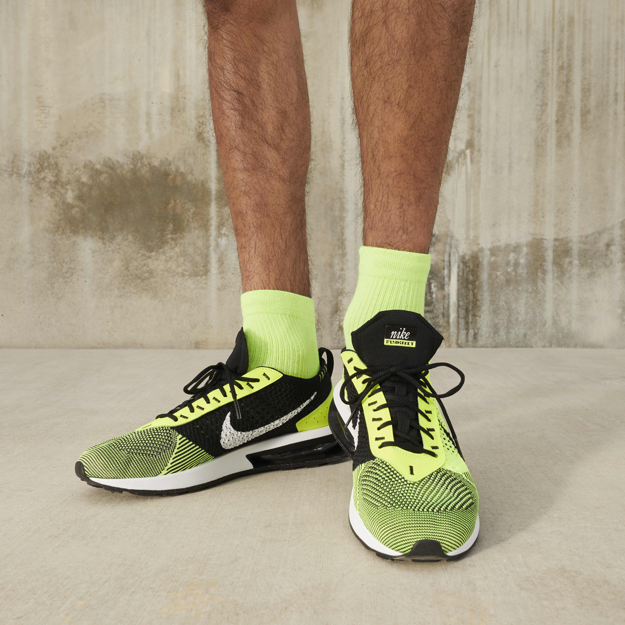 Кросівки чоловічі Nike Air Max Flyknit Racer MenS Shoes Green FD4610-700