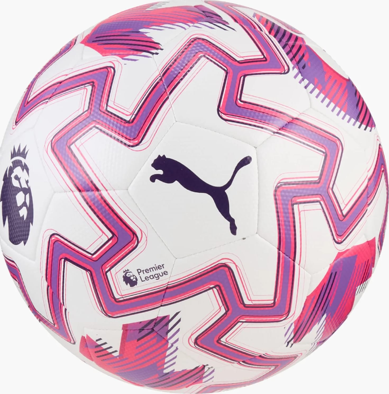 М'яч футбольний Puma Orbita Cup PL Brilliance білий, фіолетовий, рожевий 4 084714-01