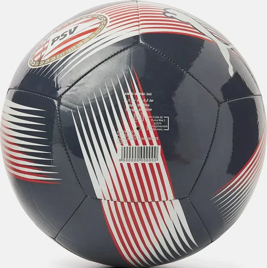 М'яч футбольний Puma PSV ESS Ball темно-синій 5 (084795-02) 084795-02