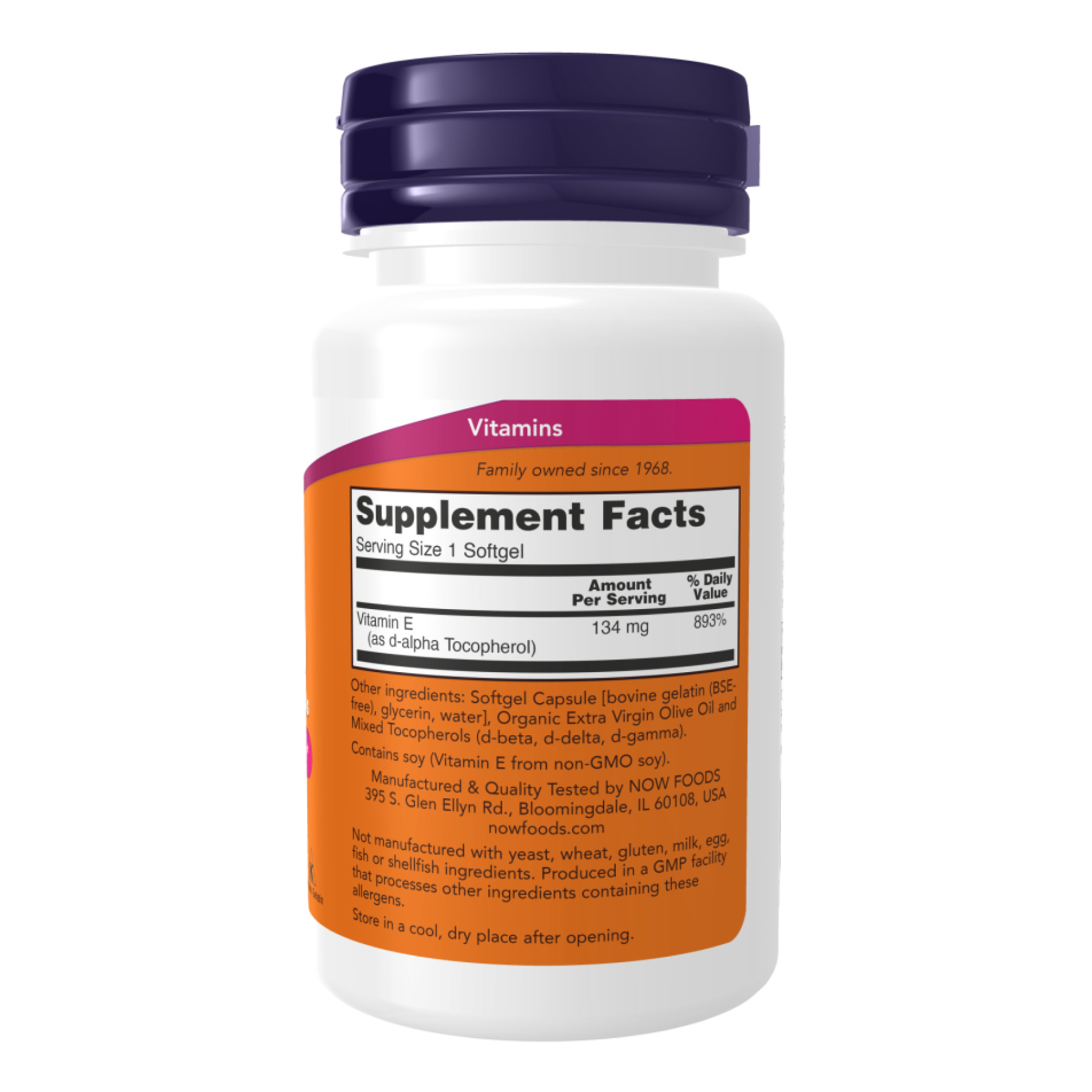 Софт гелеві капсули E-200 Mixed Tocopherols - 100 sgels 2022-10-0667
