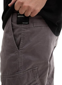 Штани Denim Men's Regular Tapered Cargo Pants 1042559-11587 Tom Tailor L Темно-сірий 1042559-11587