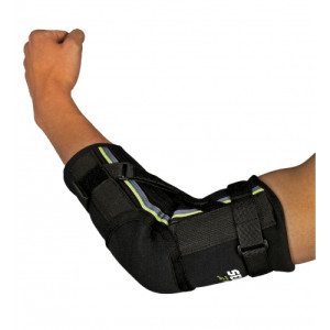 Налокітник SELECT 6603 Elbow support with splints (228) чорн/зел, L 566030