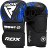 Рукавиці боксерські RDX GRAPPLING GLOVES SHOOTER IMMAF-1 чорний, синій XL (GSR-IMF-1U) GSR-IMF-1U