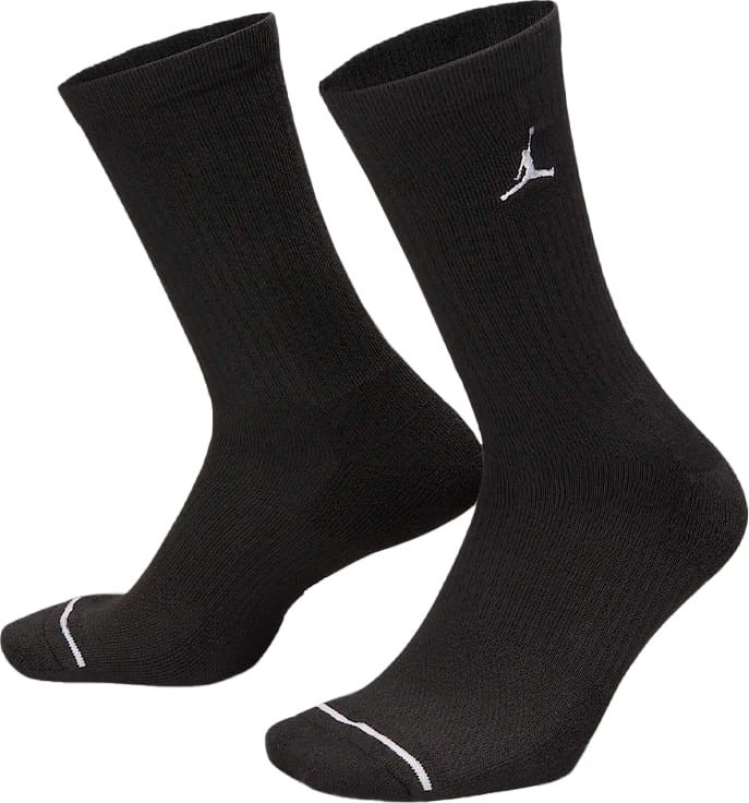 Шкарпетки Nike U J ED CUSH PLY CREW 6PR - 144 чорний Уні 38-42 DT-HV6228-010, Цвет чорний, Размер (Е DT-HV6228-010
