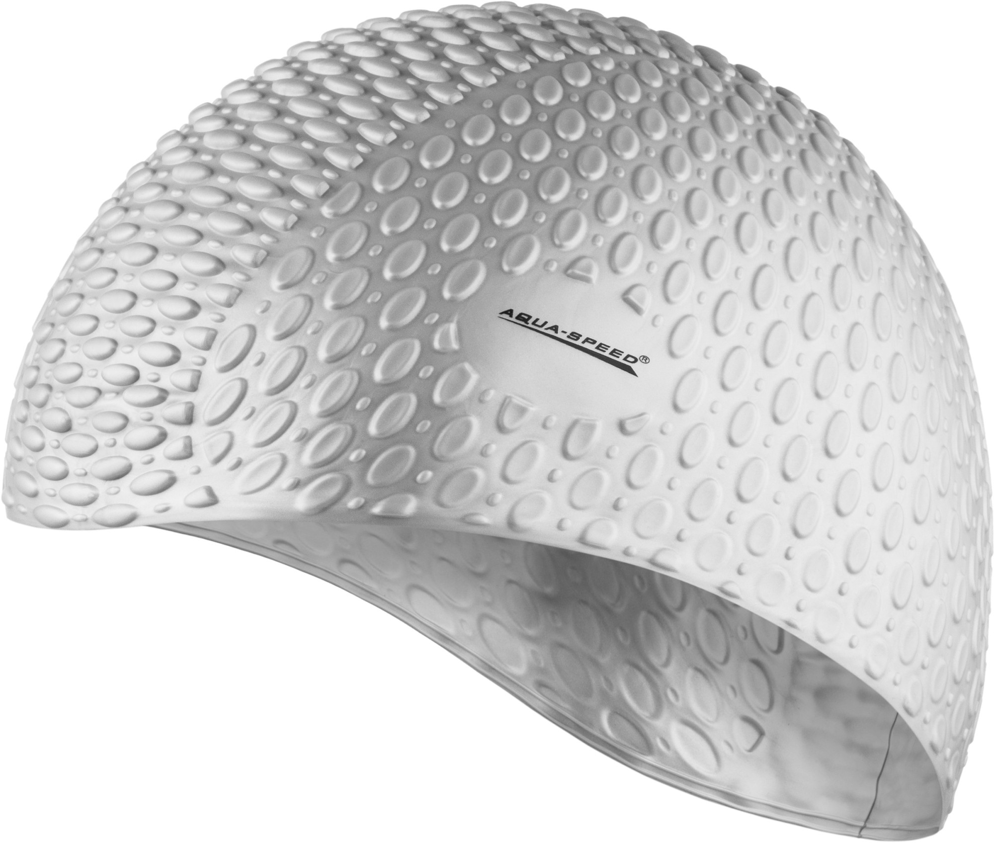 Шапочка для плавання Aqua Speed BUBBLE 102-26 сріблястий Уні OSFM 102-26