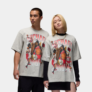 Футболка Jordan Tee Grey Big Logo HM7131-050