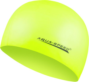 Шапочка для плавання Aqua Speed MEGA 100-18 жовтий Уні OSFM 100-18