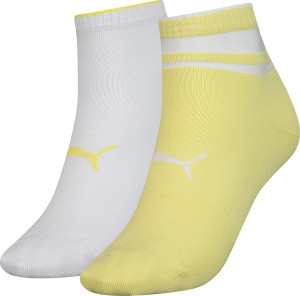 Шкарпетки Puma SHORT SOCK STRUCTURE 2P WOMEN жовтий, білий Уні 35-38 103002001-013