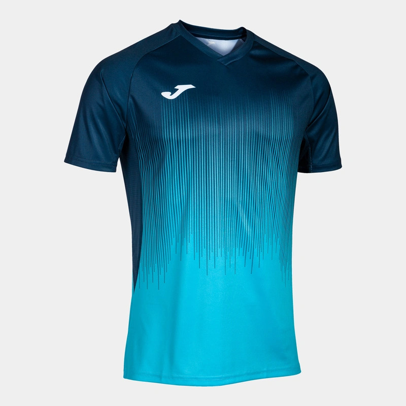Футболка Joma TIGER IV темно-синьо-бірюзова 102764.013 102764.013
