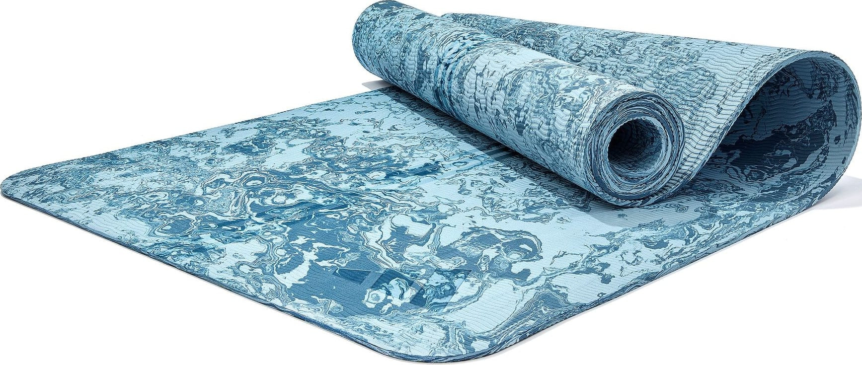 Килимок для йоги Adidas Camo Yoga Matte блакитний 176 х 61 х 0,5 см (ADYG-10500RS-NL) ADYG-10500RS-NL