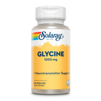 Капсули Solaray Glycine Free Form 1000mg - 60 vcaps 2023-10-3020