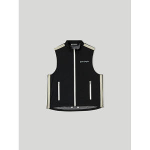 Жилетка Palm Angels Logo Printed Zipped Gilet PMEA217S22FAB001