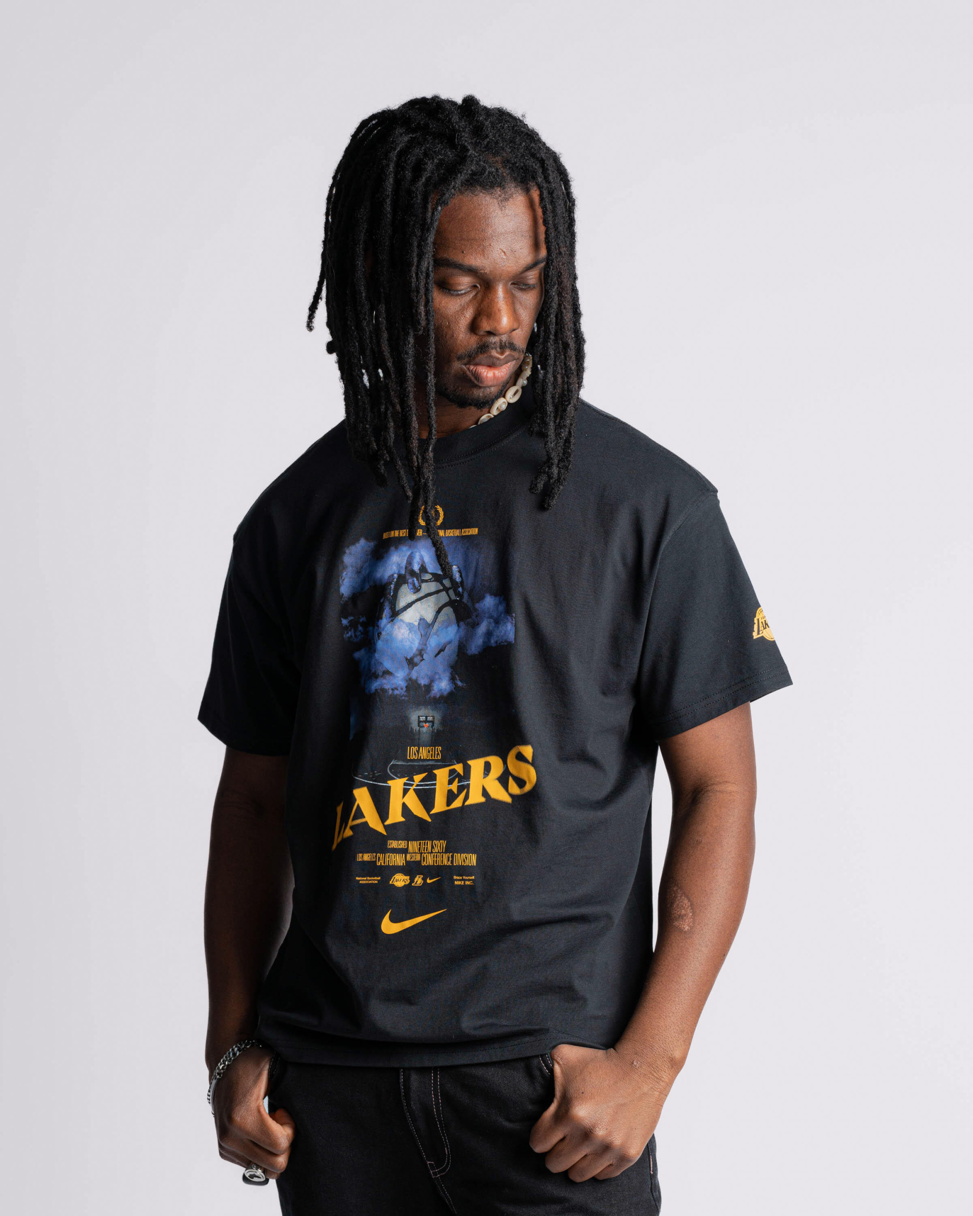 Футболка NIKE LOS ANGELES LAKERS COURTSIDE TEE HJ2685-010