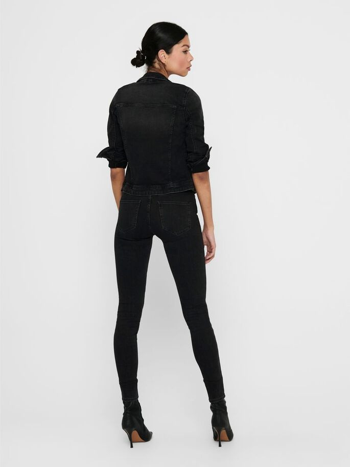 Куртка джинсова ONLTIA LIFE DNM JACKET BB BEX072 NOOS 15202615 Black Denim ONLY 34 Чорний 15202615BlackDenim