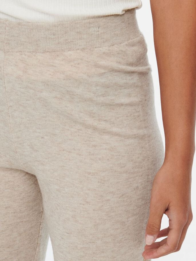Штани ONLYOUNGER PANTS KNT 15238341-Humus-Detail:W. MELANGE ONLY M Бежевий 15238341-Humus-Detail:W.