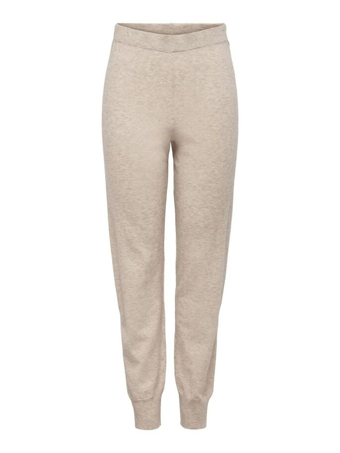 Штани ONLYOUNGER PANTS KNT 15238341-Humus-Detail:W. MELANGE ONLY M Бежевий 15238341-Humus-Detail:W.