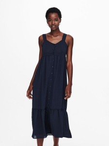 Сукня ONLFELISA STRAP MIDI DRESS WVN 15230957-Night Sky ONLY L Темно-синій 15230957-NIGHT SKY