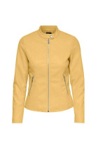 Куртка шкіряна ONLMELISA FAUX LEATHER JACKET CC OTW 15205626 Cornsilk ONLY L Жовтий 15205626Cornsilk