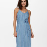 Сукня ONLARISA LONG STRIPE DRESS TLR 15229302 Allure - CLOUD DANCER ONLY 38 Блакитний 15229302ALLURE-CLOUD DANC