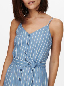 Сукня ONLARISA LONG STRIPE DRESS TLR 15229302 Allure - CLOUD DANCER ONLY 38 Блакитний 15229302ALLURE-CLOUD DANC