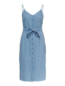 Сукня ONLARISA LONG STRIPE DRESS TLR 15229302 Allure - CLOUD DANCER ONLY 38 Блакитний 15229302ALLURE-CLOUD DANC