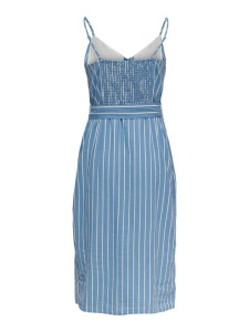 Сукня ONLARISA LONG STRIPE DRESS TLR 15229302 Allure - CLOUD DANCER ONLY 38 Блакитний 15229302ALLURE-CLOUD DANC