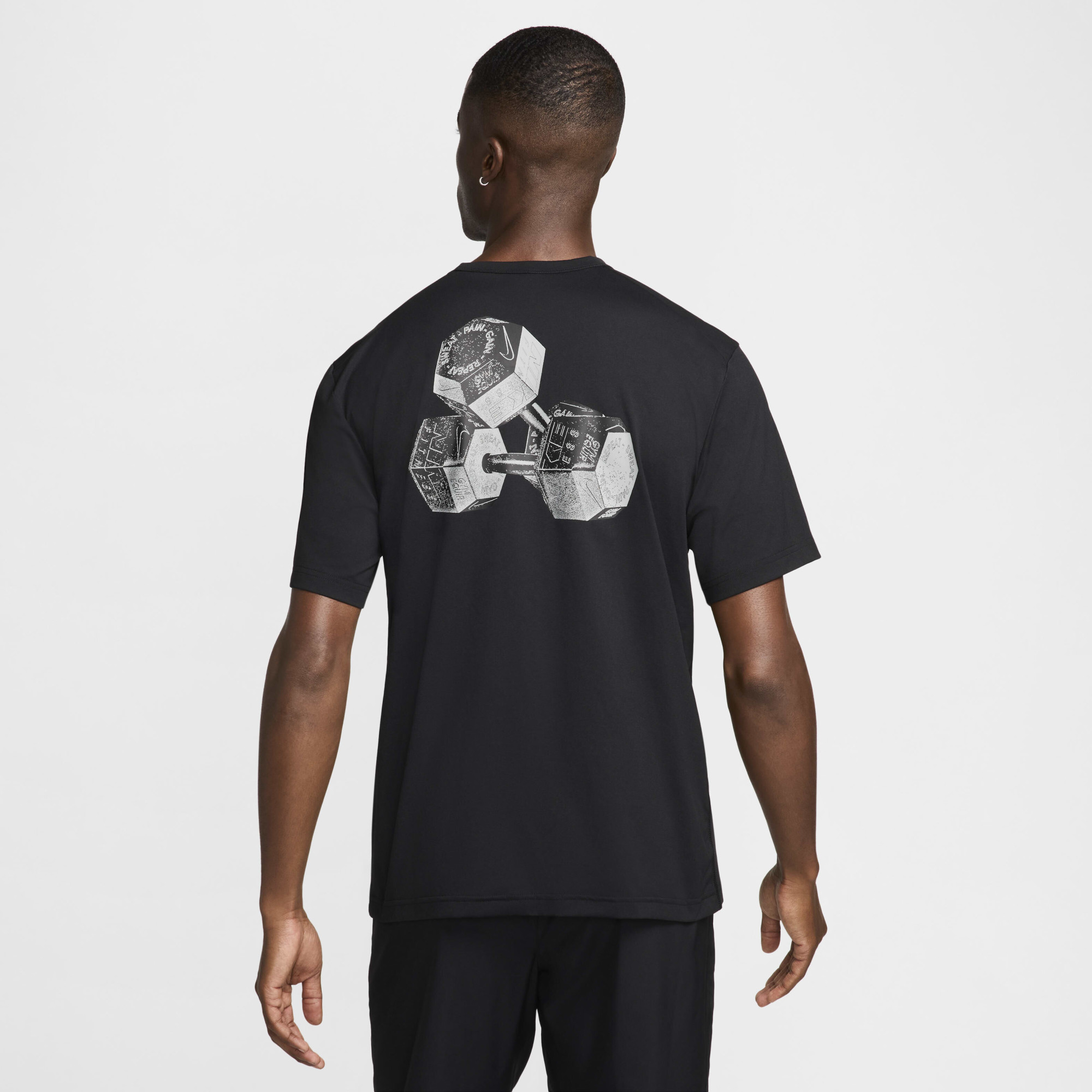 Футболка чоловіча Nike Df Hyverse Top Black FV9614-010