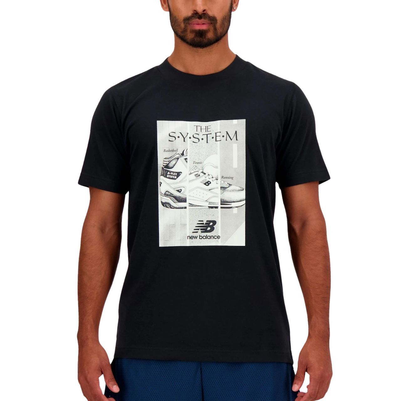 Футболка чоловіча New Balance Archive GP MT41595BK MT41595BK