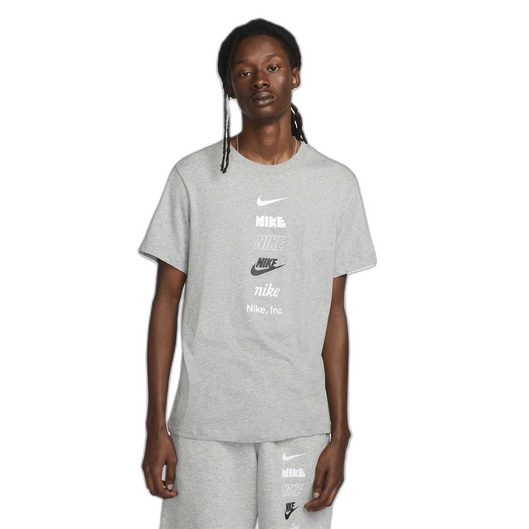 Футболка чоловіча Nike Club Logo Tee Grey DZ2875-063