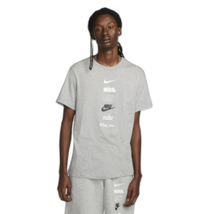Футболка чоловіча Nike Club Logo Tee Grey DZ2875-063