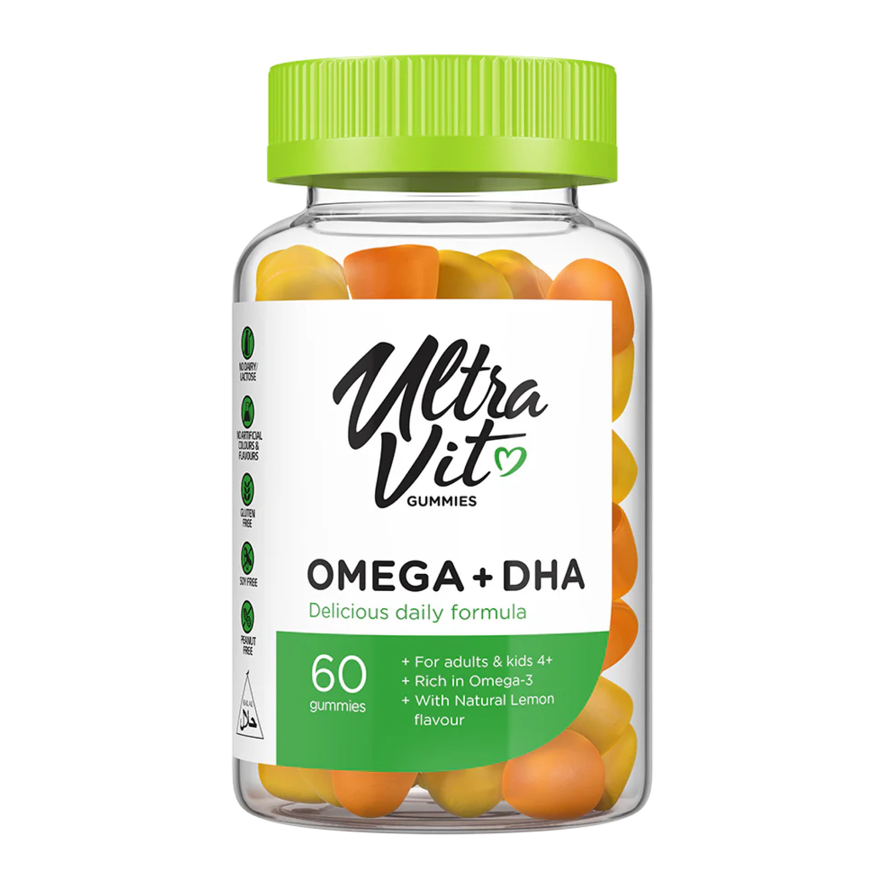 Жувальні таблетки VPLab Omega 3 + DHA 60 gummies 2023-10-4255