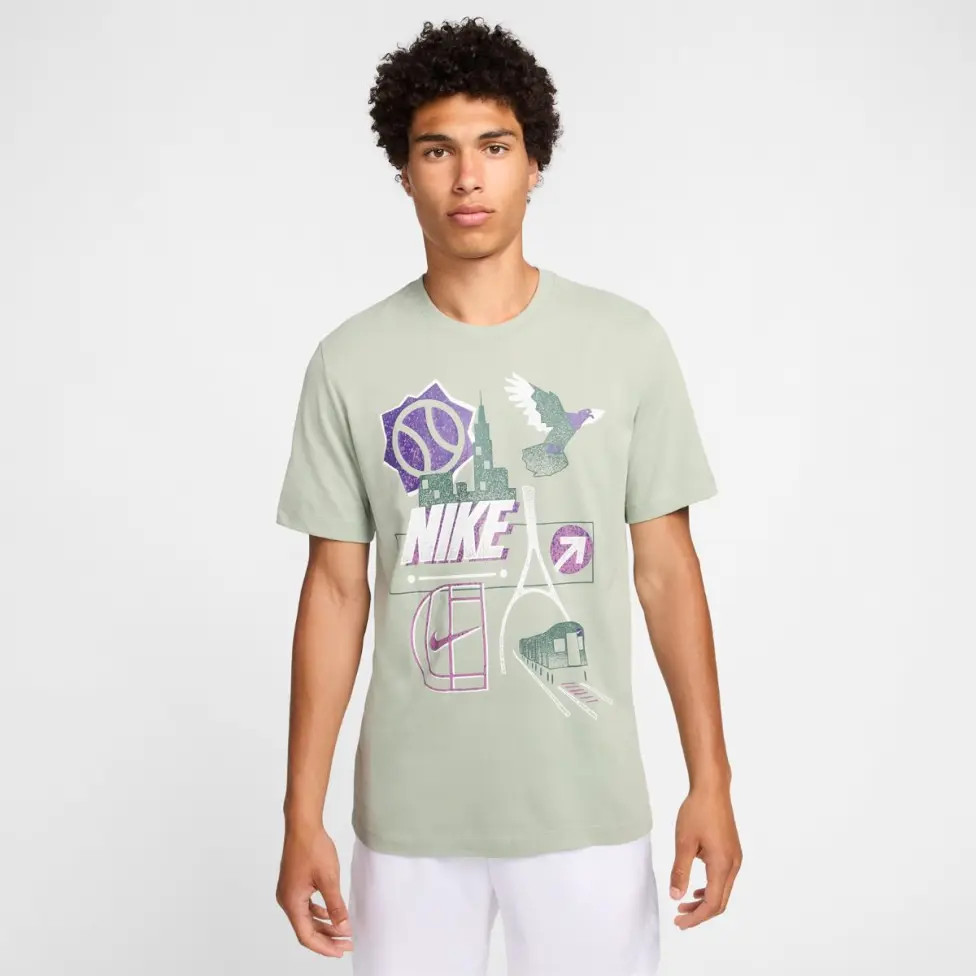 Футболка чоловіча Nike Court Dri Fit New York Olive FZ8109-370