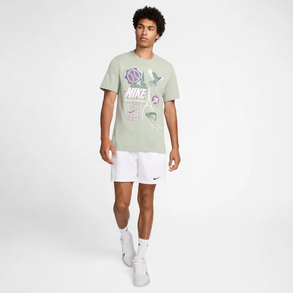 Футболка чоловіча Nike Court Dri Fit New York Olive FZ8109-370