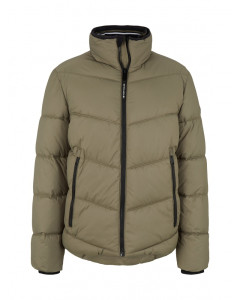 Куртка sporty puffer jacket 1032482-10415 Tom Tailor L Бежевий 1032482-10415