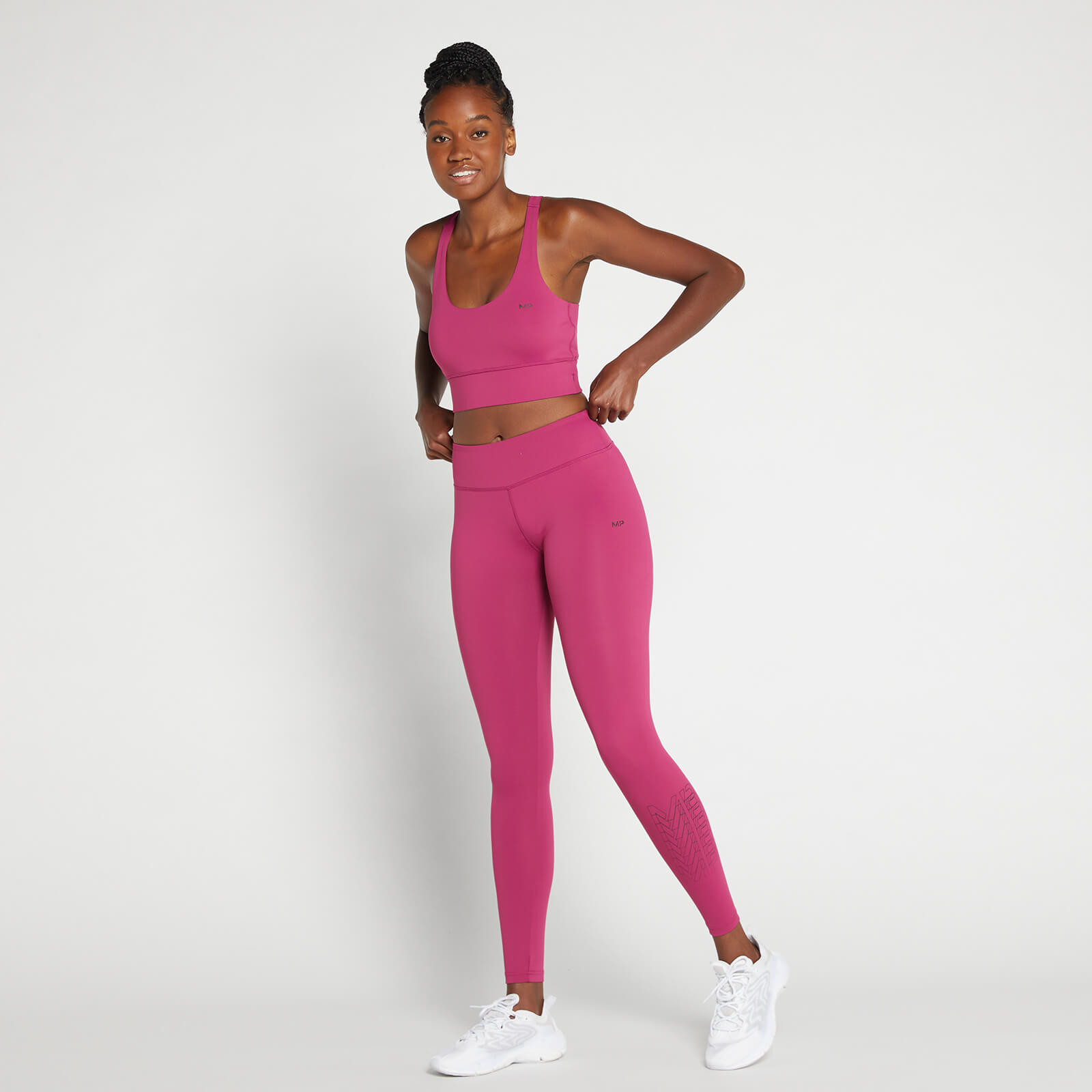 Топ MP Women's Repeat MP Training Racerback Bra 13119906-Deep Pink