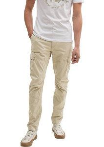 Штани Denim Men's Regular Tapered Cargo Pants 1042559-35723 Tom Tailor L Бежевий 1042559-35723