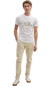Штани Denim Men's Regular Tapered Cargo Pants 1042559-35723 Tom Tailor L Бежевий 1042559-35723