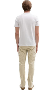 Штани Denim Men's Regular Tapered Cargo Pants 1042559-35723 Tom Tailor L Бежевий 1042559-35723
