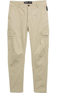 Штани Denim Men's Regular Tapered Cargo Pants 1042559-35723 Tom Tailor L Бежевий 1042559-35723
