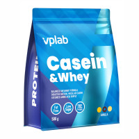 Порошок Casein & Whey - 500g Vanilla (Пошкоджена упаковка) 2022-10-1848