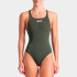 Купальник закритий для жінок Arena TEAM SWIMSUIT SWIM PRO SOLID темно-зелений Жін 36 004760-660